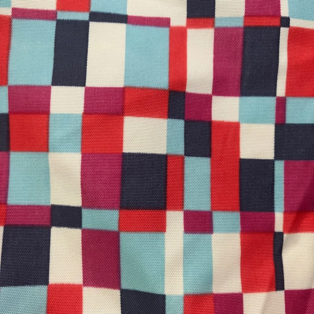 Lot of 2 Lands' End Mens Swim Trunks Board Shorts‎ 35 Red Geometric Print